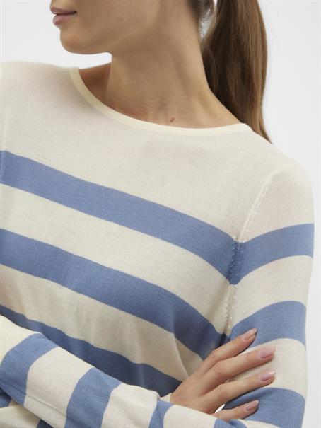 VMNOVA LS O-NECK PULLOVER GA birch1