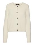 VMNOVAH LS O-NECK BUTTON CARDI GA NOOS birch