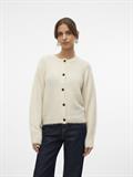 VMNOVAH LS O-NECK BUTTON CARDI GA NOOS birch