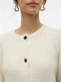 VMNOVAH LS O-NECK BUTTON CARDI GA NOOS birch