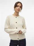 VMNOVAH LS O-NECK BUTTON CARDI GA NOOS birch