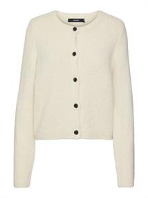 VMNOVAH LS O-NECK BUTTON CARDI GA NOOS birch