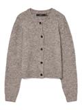 VMNOVAH LS O-NECK BUTTON CARDI GA NOOS brown lentil