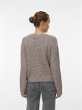 VMNOVAH LS O-NECK BUTTON CARDI GA NOOS brown lentil
