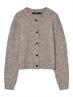 VMNOVAH LS O-NECK BUTTON CARDI GA NOOS brown lentil
