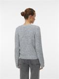 VMNOVAH LS O-NECK BUTTON CARDI GA NOOS medium grey melange
