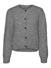 VMNOVAH LS O-NECK BUTTON CARDI GA NOOS medium grey melange