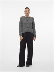 VMNOVAH LS O-NECK BUTTON CARDI GA NOOS medium grey melange