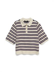 VMOCANNA 2/4 POLONECK PULLOVER birch