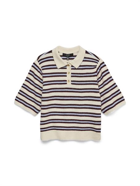 VMOCANNA 2/4 POLONECK PULLOVER birch