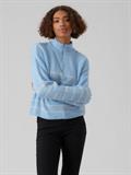 VMOLINA LS HIGHNECK ZIPPER BLOUSE NOOS blue bell