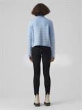 VMOLINA LS HIGHNECK ZIPPER BLOUSE NOOS blue bell