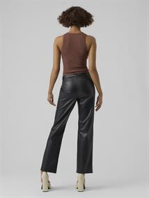 VMOLYMPIA ZAMIRA MW STRAIGHT PL PANT black