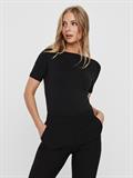 VMPANDA MODAL S/S TOP NOOS black