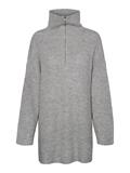 VMPERNILLA LS HIGHNECK ZIPPER PULL GA light grey melange