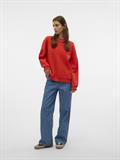 VMPERNILLE BEA LS SWEAT BOX JRS fiery red