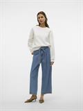 VMPERNILLE BEA LS SWEAT BOX JRS snow white
