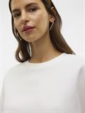 VMPERNILLE BEA LS SWEAT BOX JRS snow white