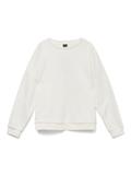 VMPERNILLE BEA LS SWEAT BOX JRS snow white