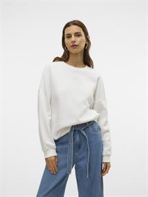 VMPERNILLE BEA LS SWEAT BOX JRS snow white