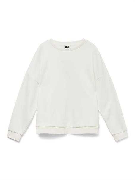 VMPERNILLE BEA LS SWEAT BOX JRS snow white