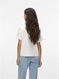 VMPERNILLE METTE SS TOP BOX JRS snow white
