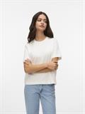 VMPERNILLE METTE SS TOP BOX JRS snow white