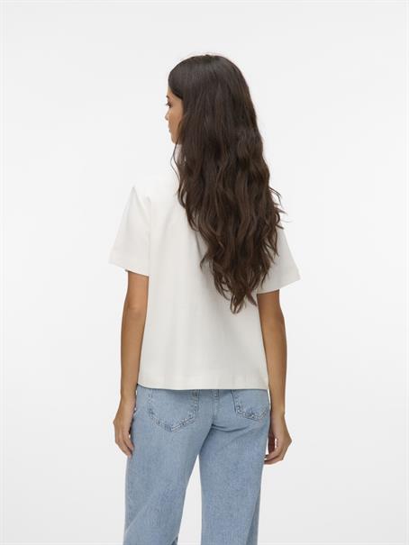 VMPERNILLE METTE SS TOP BOX JRS snow white