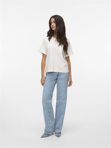 VMPERNILLE METTE SS TOP BOX JRS snow white