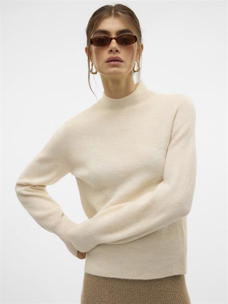VMPIPPA LS HIGHNECK PULLOVER GA BOO birch