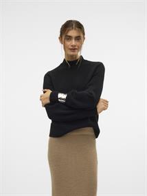 VMPIPPA LS HIGHNECK PULLOVER GA BOO black