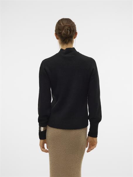 VMPIPPA LS HIGHNECK PULLOVER GA BOO black