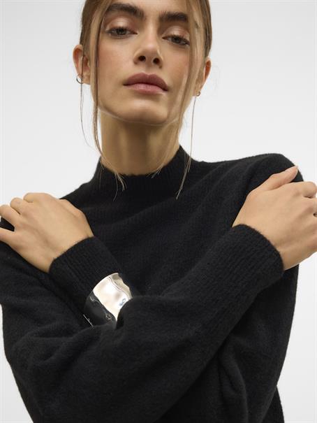 VMPIPPA LS HIGHNECK PULLOVER GA BOO black