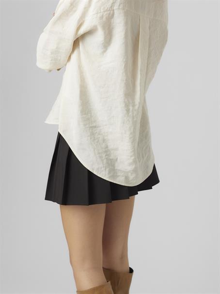 VMQUEENY LS OVERSIZE SHIRT WVN GA NOOS antique white