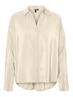 VMQUEENY LS OVERSIZE SHIRT WVN GA NOOS antique white