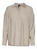 VMQUEENY LS OVERSIZE SHIRT WVN GA NOOS pumice stone