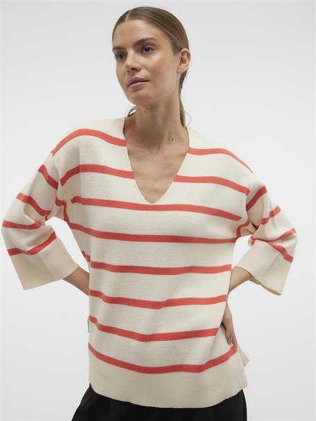 VMSABA 3/4 V-NCK STRIPE PULL GA NOOS hellgrau2
