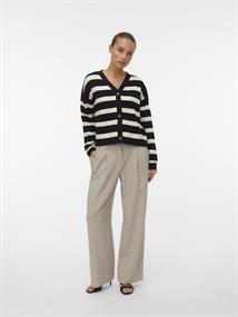 VMSABA FULL NEEDLE LS V-NECK CARDI NOOS black