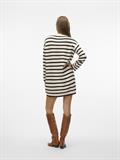 VMSABA LS O-NECK BUTTON DRESS GA birch