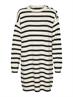 VMSABA LS O-NECK BUTTON DRESS GA birch