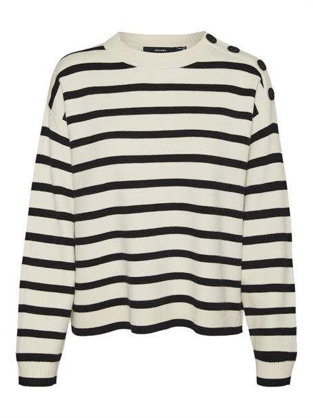 VMSABA LS O-NECK BUTTON PULLOVER GA NOOS birch1