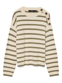 VMSABA LS O-NECK BUTTON PULLOVER GA NOOS birch2