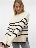 VMSABA LS O-NECK STRIPE PULLOVER GA NOOS birch-w black