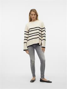VMSABA LS O-NECK STRIPE PULLOVER GA NOOS birch-w black