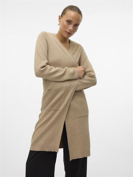 VMSABA LS POCKET COATIGAN GA NOOS silver mink