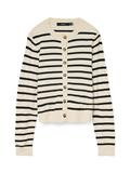 VMSABA PLAIN LS O-NECK CARDIGAN NOOS birch