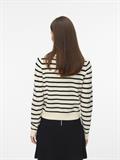 VMSABA PLAIN LS O-NECK CARDIGAN NOOS birch