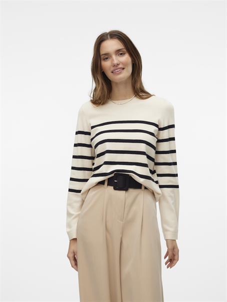 VMSABA PLAIN LS O-NECK PULLOVER GA NOOS birch
