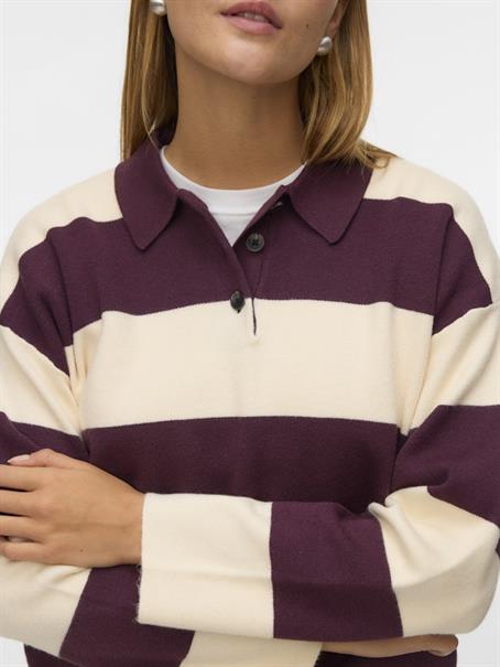 VMSABA POLONECK LS PULLOVER winetasting