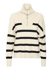 VMSABA STRIPE LS HIGHNECK BLOUSE GA NOOS birch